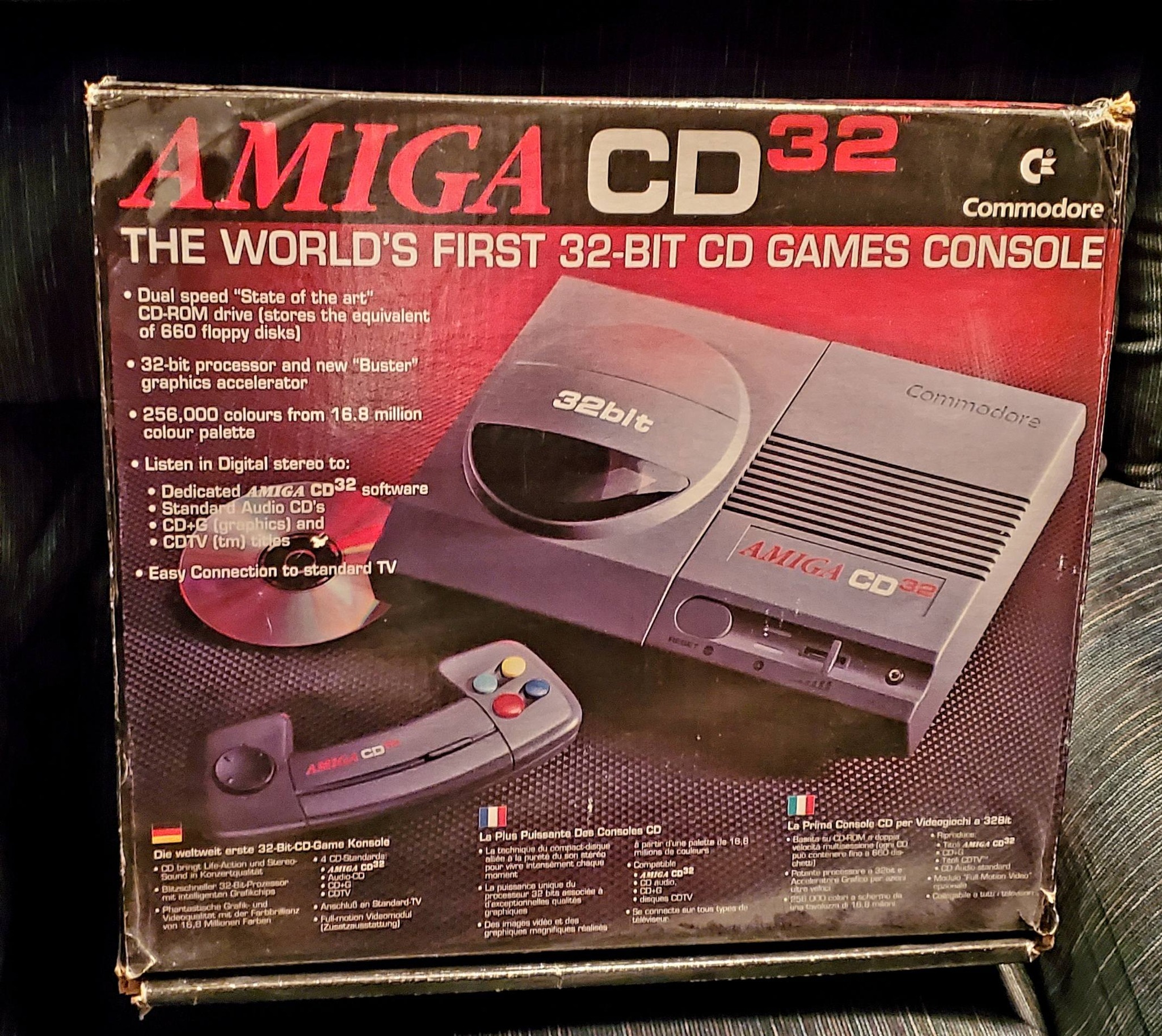Commodore Amiga CD32 console review and first impressions