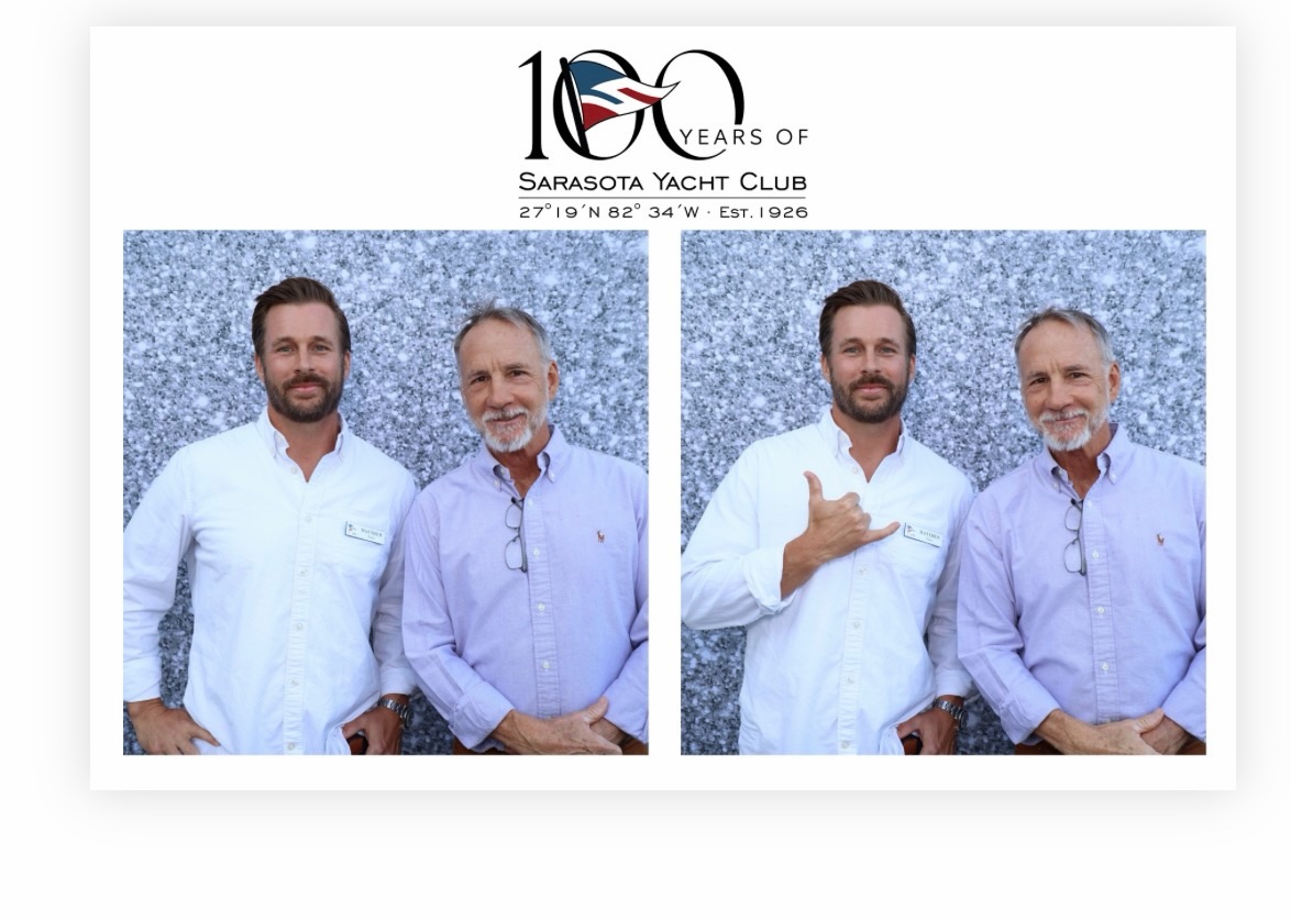 sarasota yacht club dress code Father and son celebrating 100 years of the Club! #sarasotayachtclub Sage Green Chiffon Bridesmaid women's yacht club attire Backless Dresses Color:Bloom