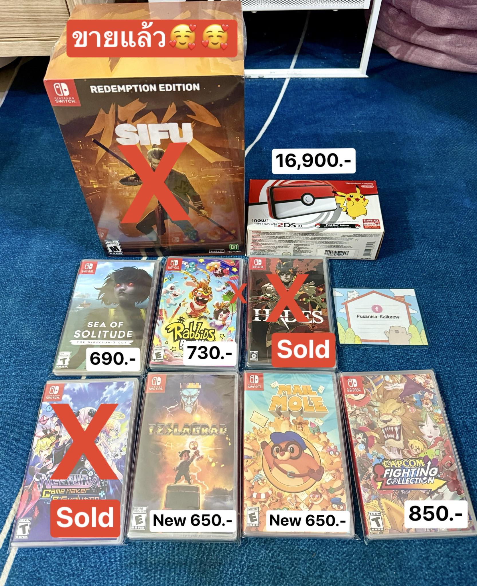Nintendo switch games for sale