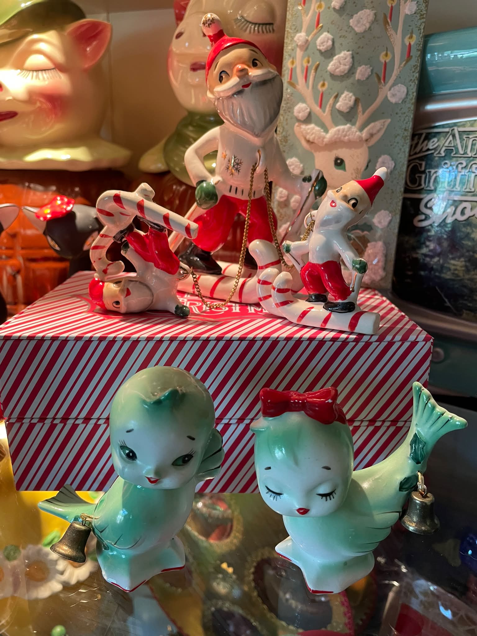 My find for this week! 1958 Holt Howard Santa candle holder! Love