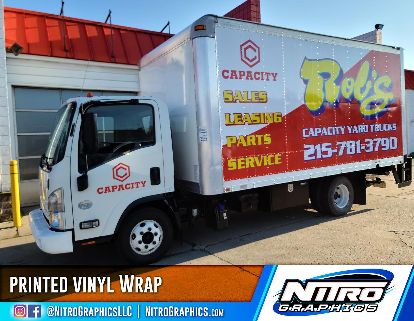 Nitro Graphics - New Box Truck Wrap for Rob’s! #signshop...