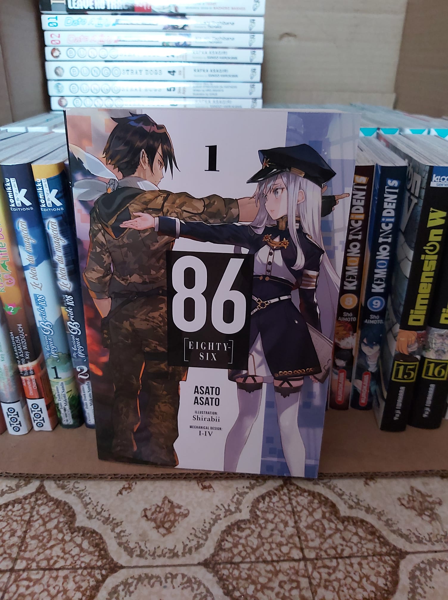 Eighty Six Light Novel Volume 1 All Illustrated by Shirabii.