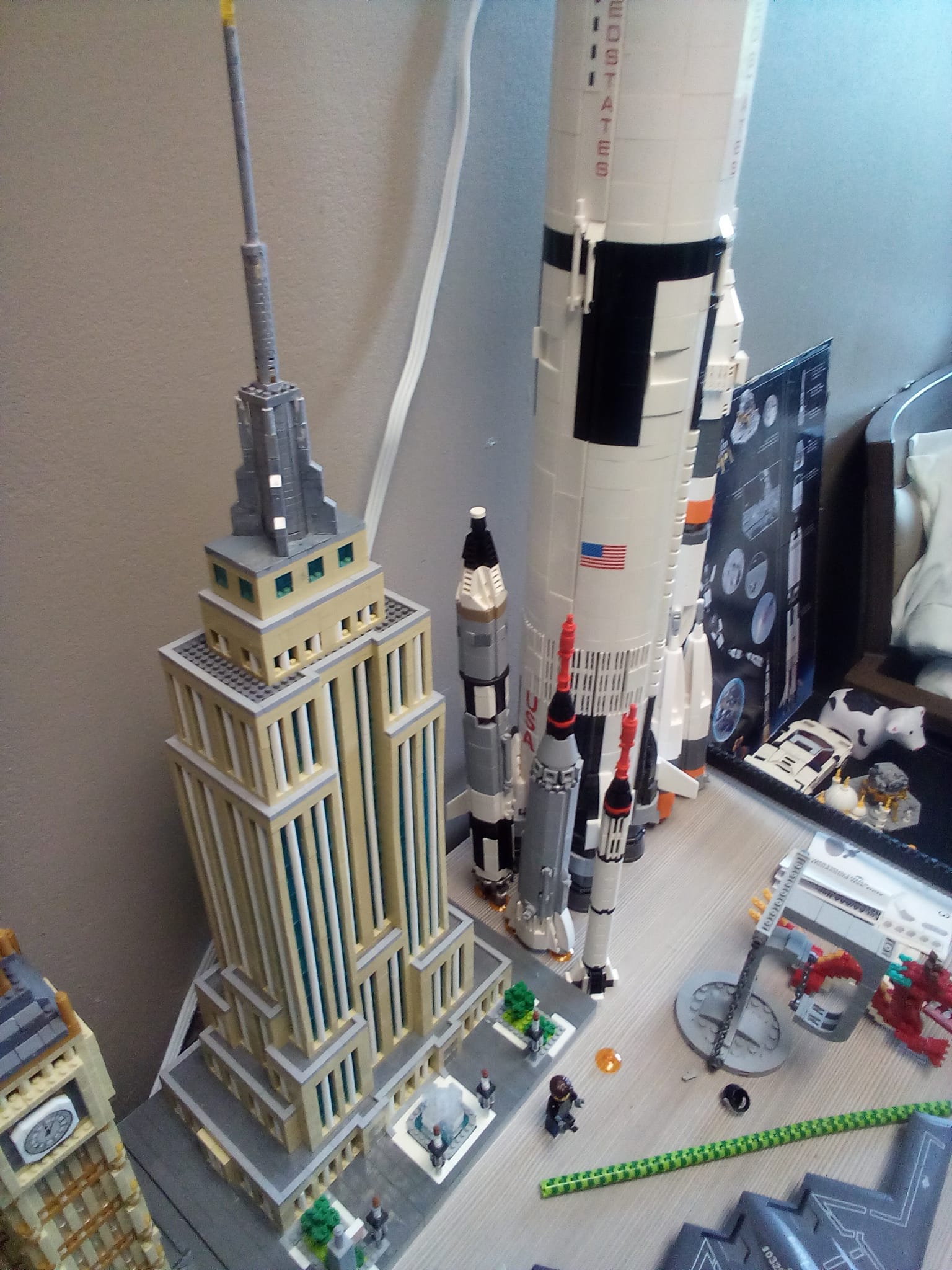 Gemini Titan II rocket from brick set collection