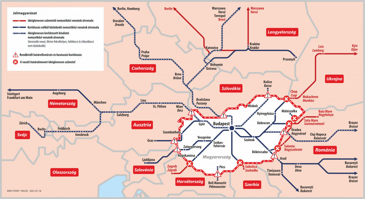 MÁVINFORM - Az osztrák vasút (ÖBB) tájékoztatása szerint január 25-től ...