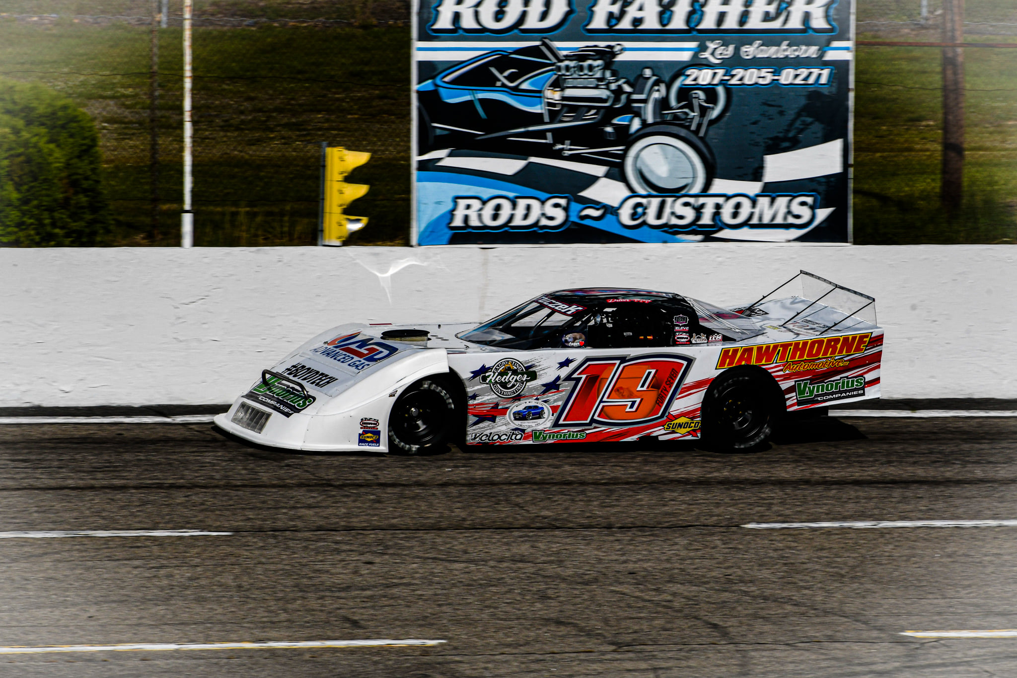 That No. 19 sure looks good on the... - Bobby Webber Racing