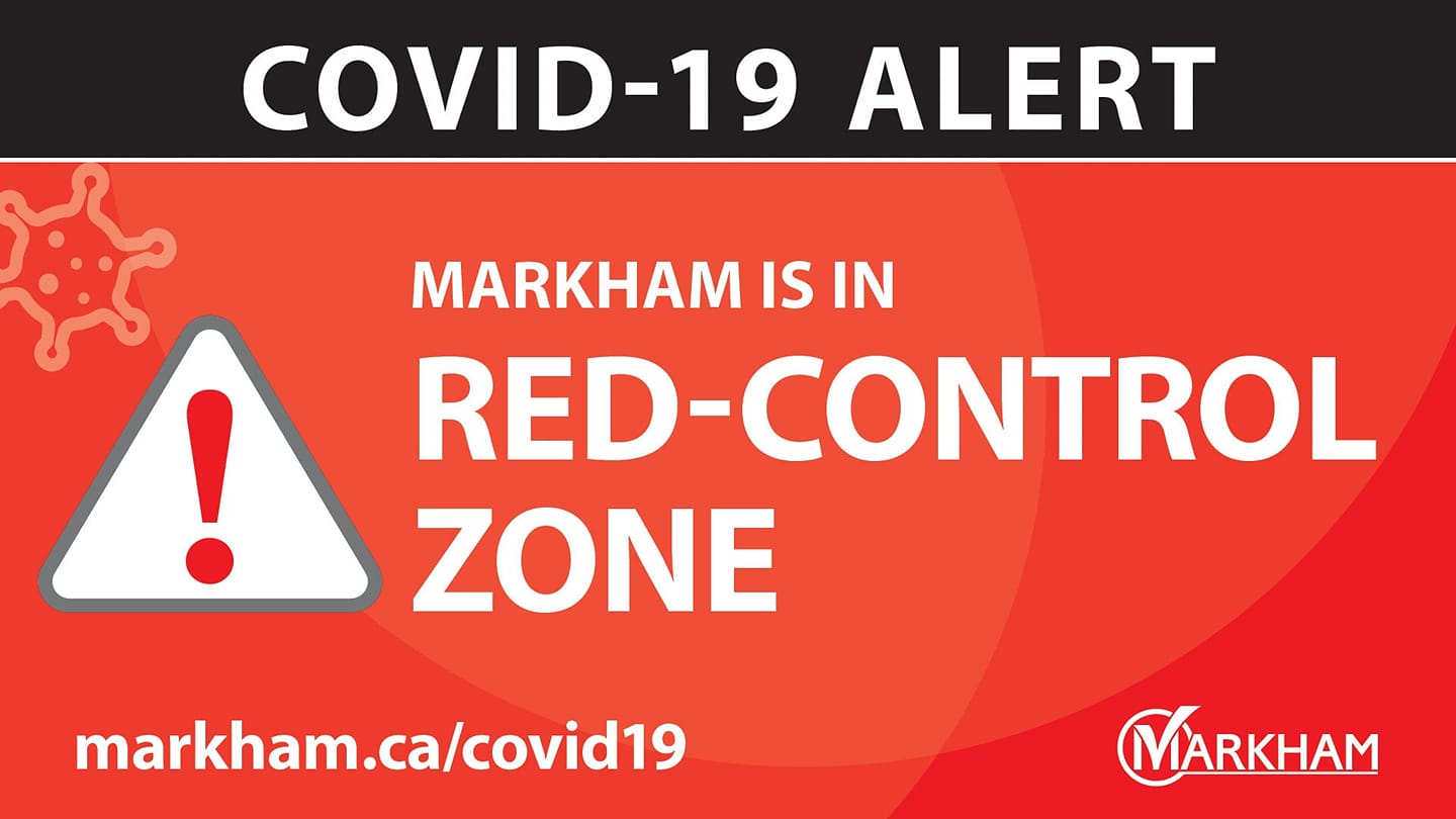 Isa LEE - ⚠️Markham is in RED-CONTROL Zone under Ontario’s...