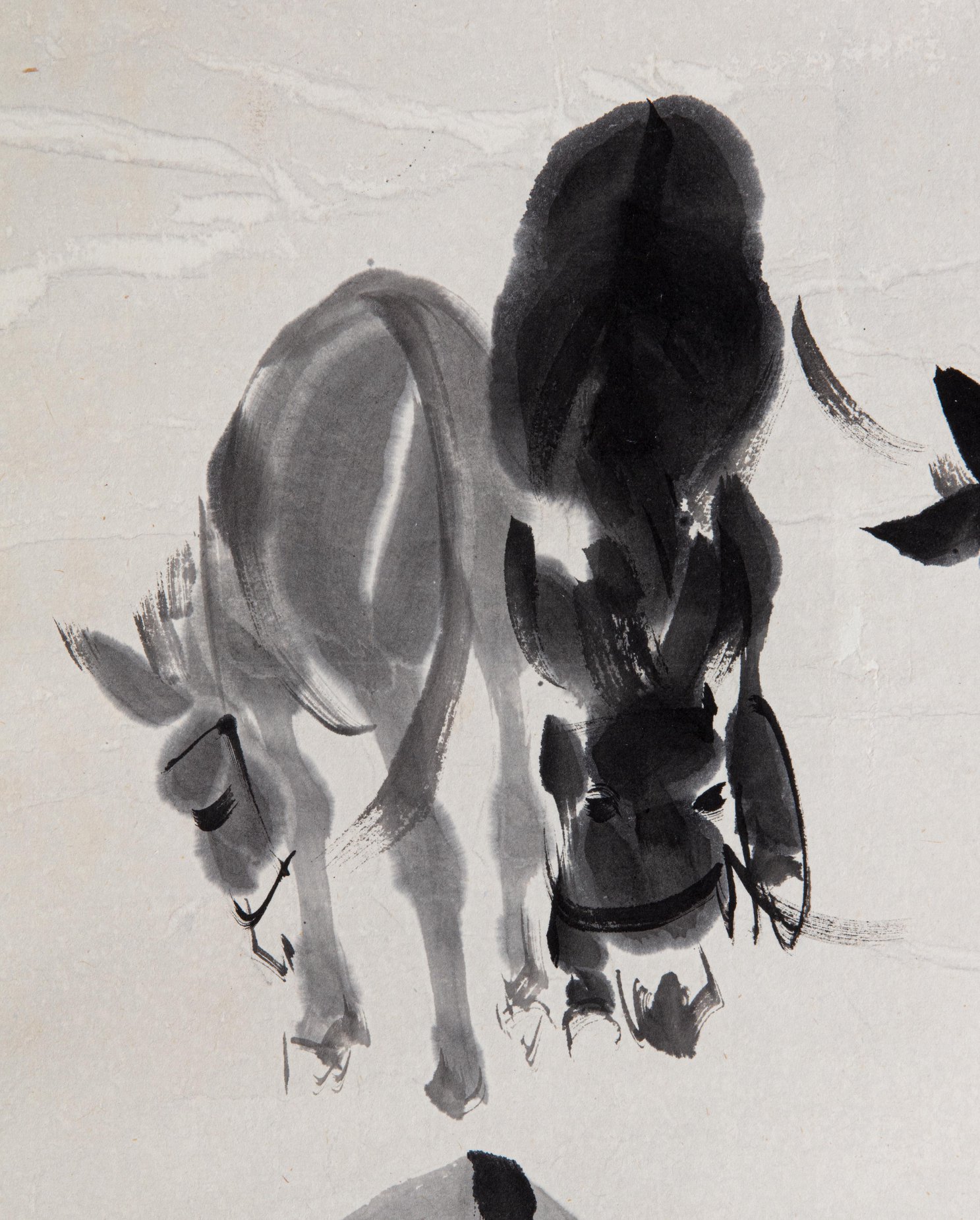 41330 Huangzhou Donkey 黄胄驴69x46cm 款识：黄胄写来源:新加坡收藏家