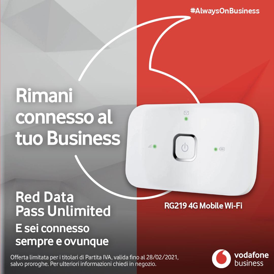 Red Data Pass... - Vodafone Store Bergamo - Via XX Settembre