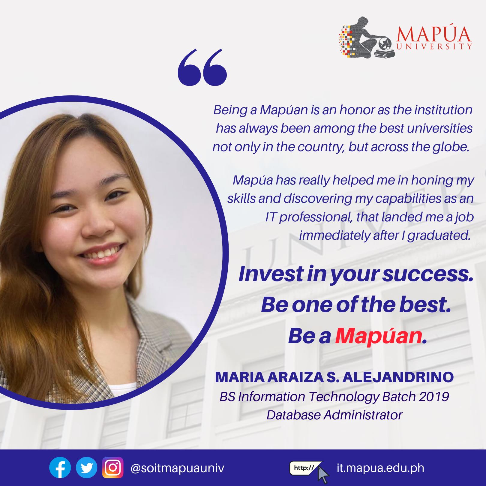 BS... - School of Information Technology, Mapúa University