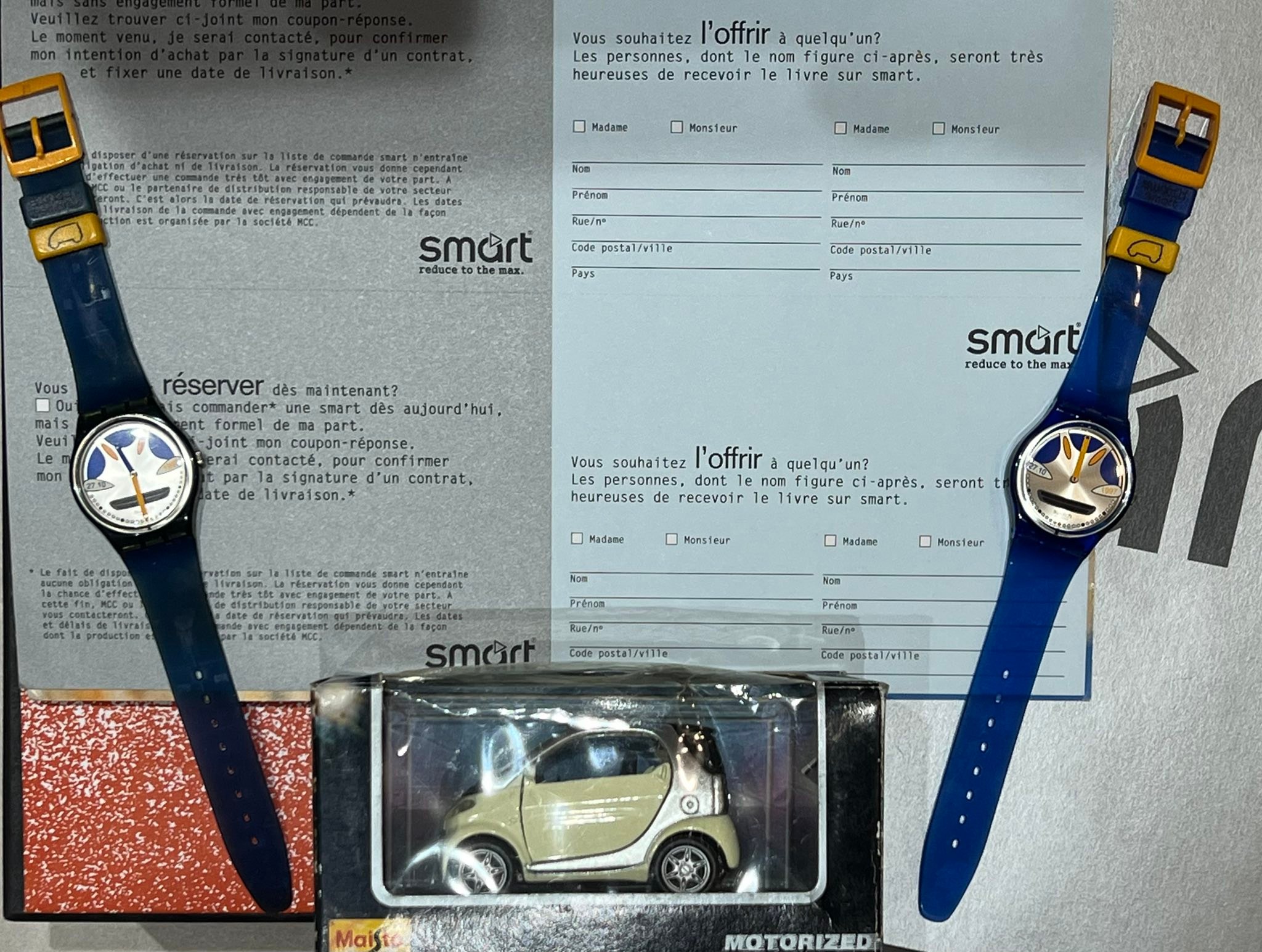 メンズ リ*コ様 swatch スウォッチ スマートカー 1997年