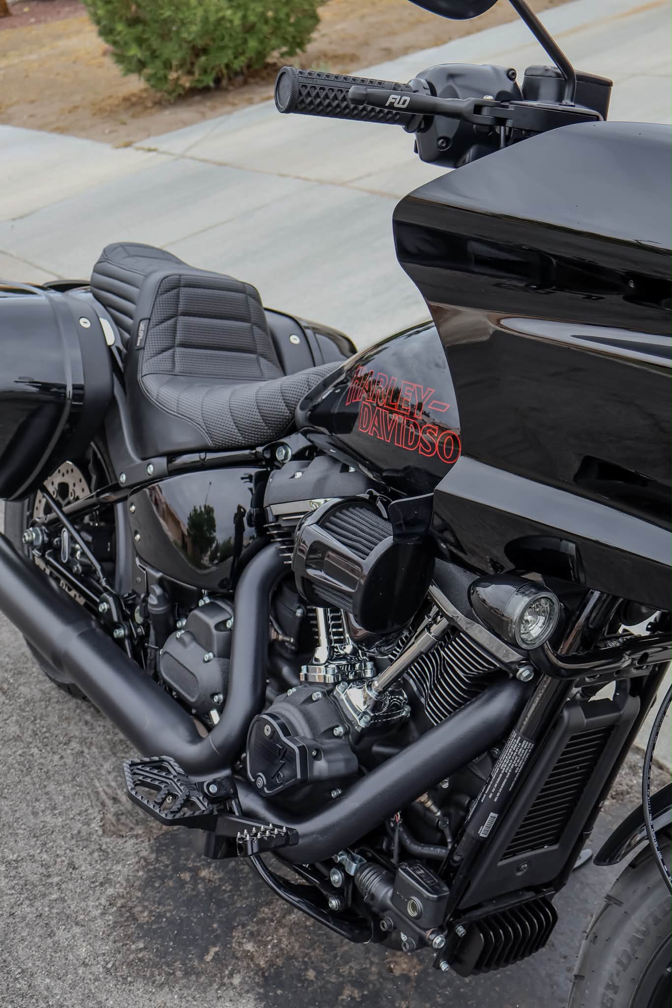 Cost of full color change for Harley Davidson Low Rider ST?
