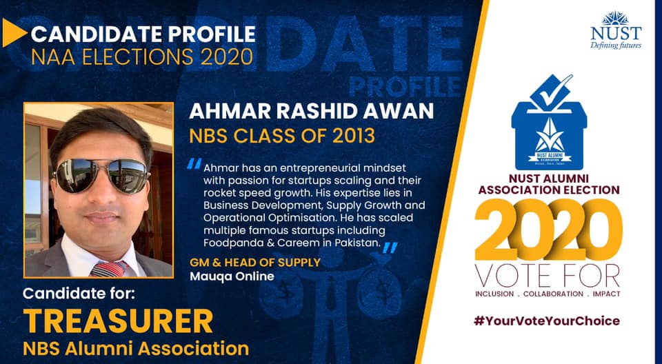NUST Alumni Network - Presenting Mr. Ahmar Rashid Awan, NBS Class of ...