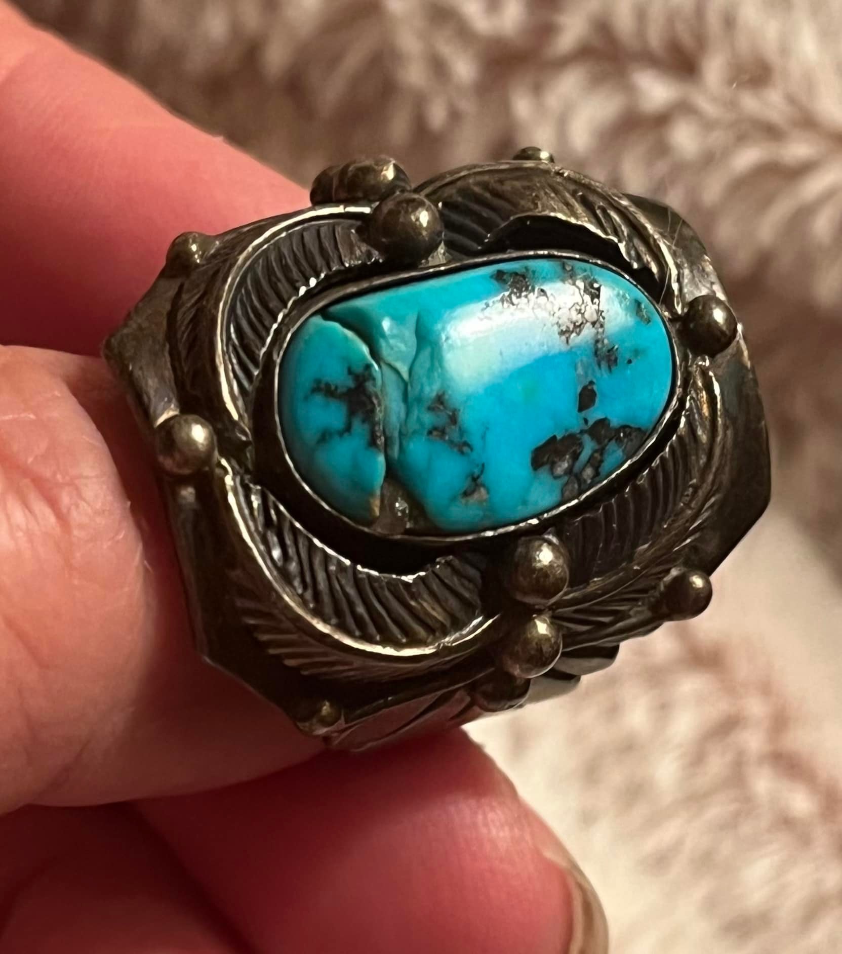 Who can fix a bent and cracked turquoise ring?