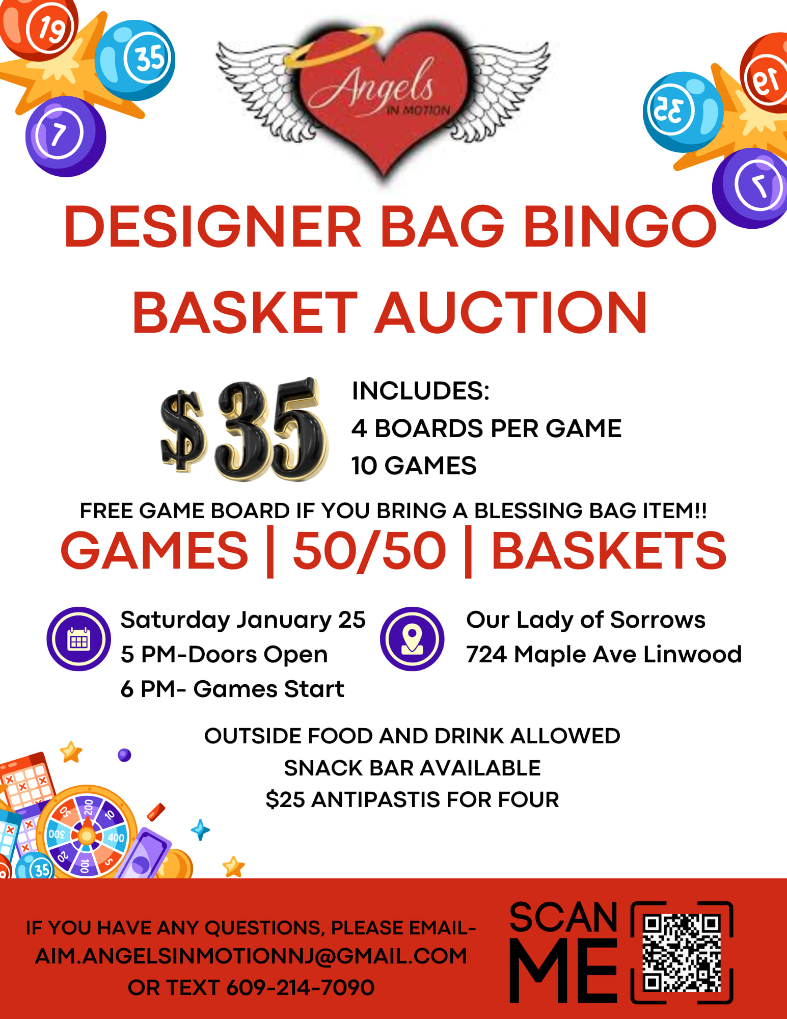 Purse Bingo & Basket Raffle Fundraiser
