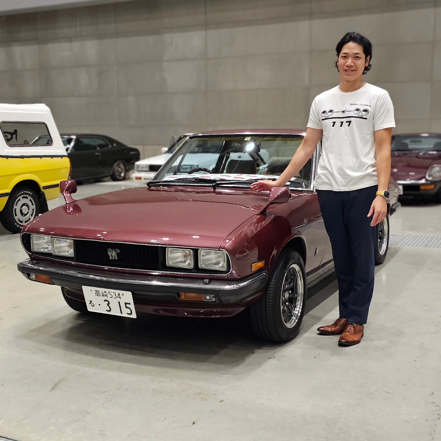 日産 スカイライン ケンメリ 2000GTX-E 一時的にフロントグリルを外し
