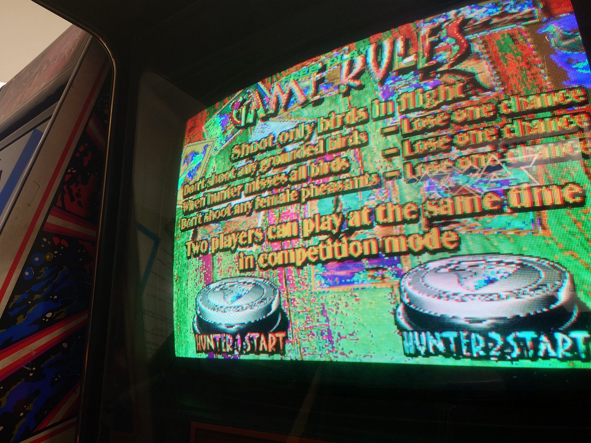 Fixing Corrupted Graphics on Sammy Wing Shooting Championship