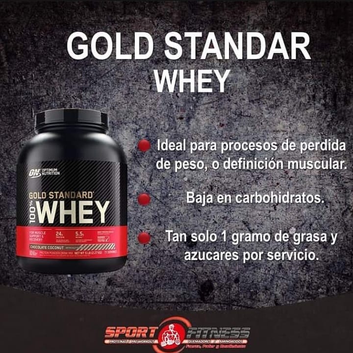 Proteinas Suplementos - Whey gold standar 5 libras Disponible en 5 y 6 ...