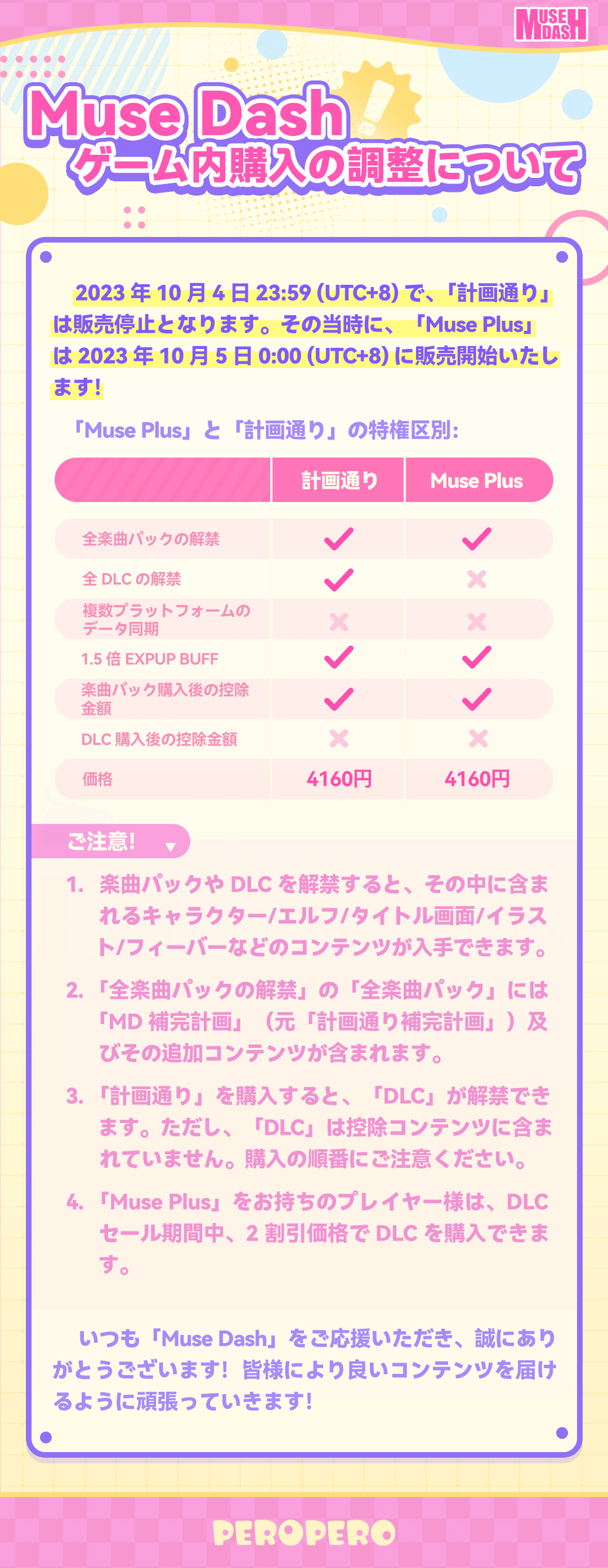 Muse Dash - >>Please check the anouncement in the pictures...