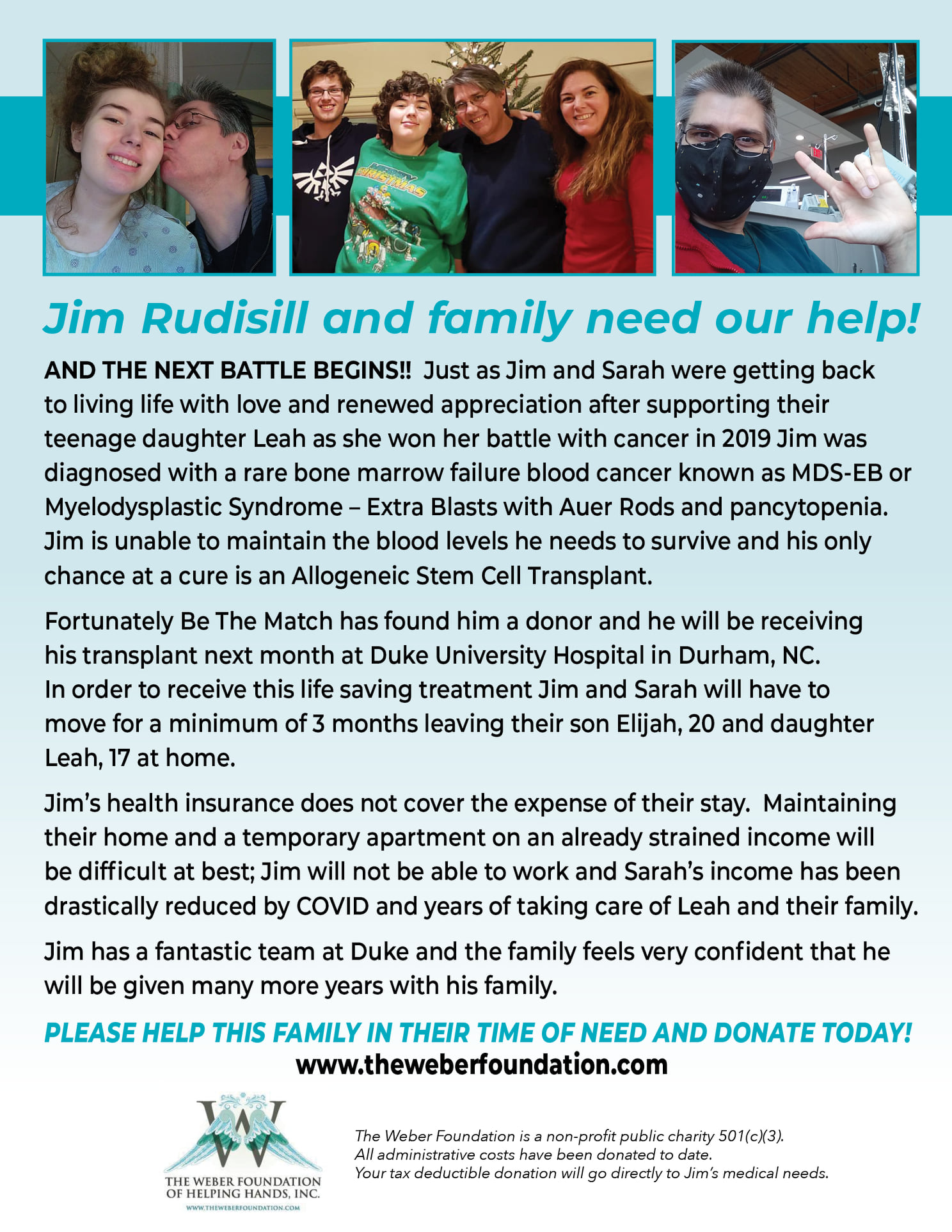This family... - The Weber Foundation of Helping Hands, Inc. | Facebook