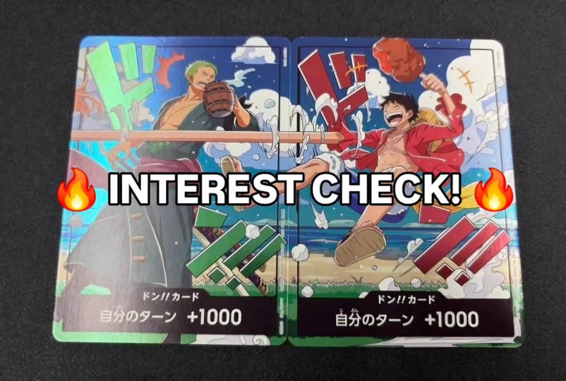 🌍🔥 INTEREST CHECK! 🔥🌍 ONE PIECE CARD GAME Worldwide