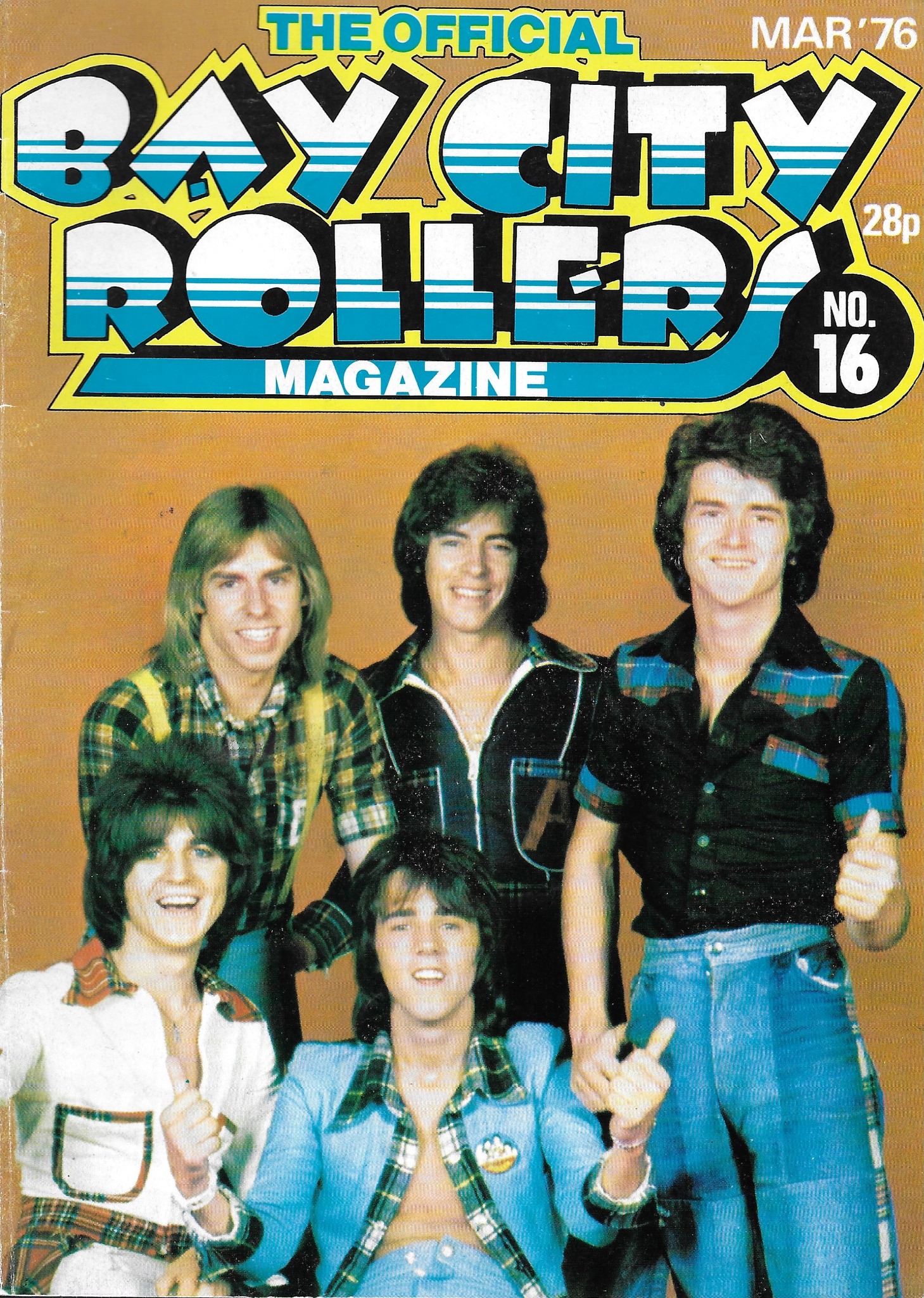 BAY CITY ROLLERS 16マガジン　イラスト集 OMG, Bay City Rollers are on the cover of the new 