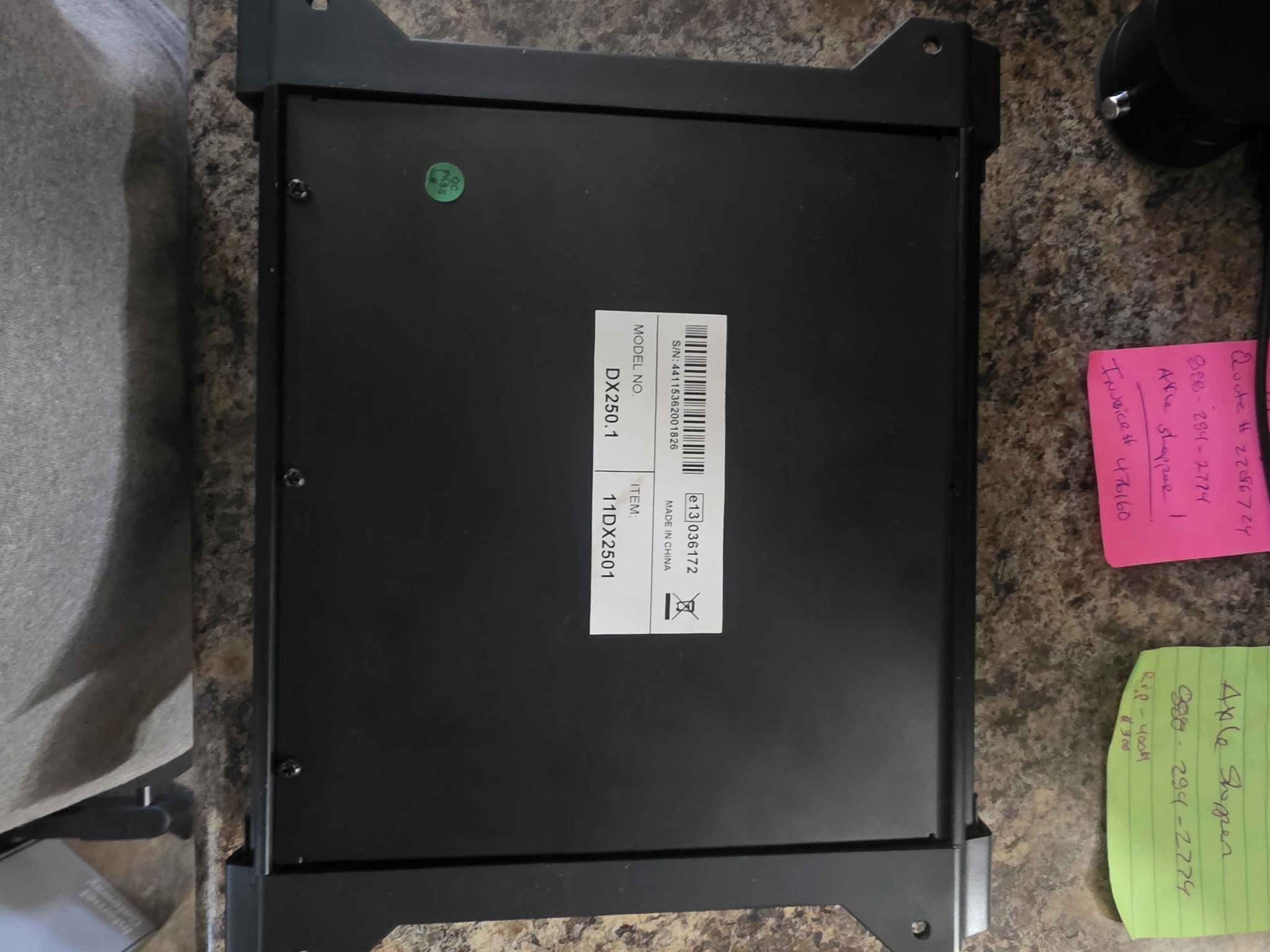 I'm selling my Kicker DX 250.1 amplifier bc I've changed things up