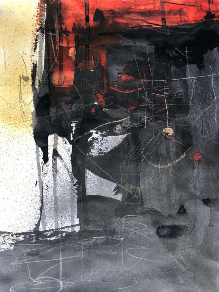 絵画 mami Mami - #川㟢真実art #mamikawasaki 38×27cm #mamikawasakiart