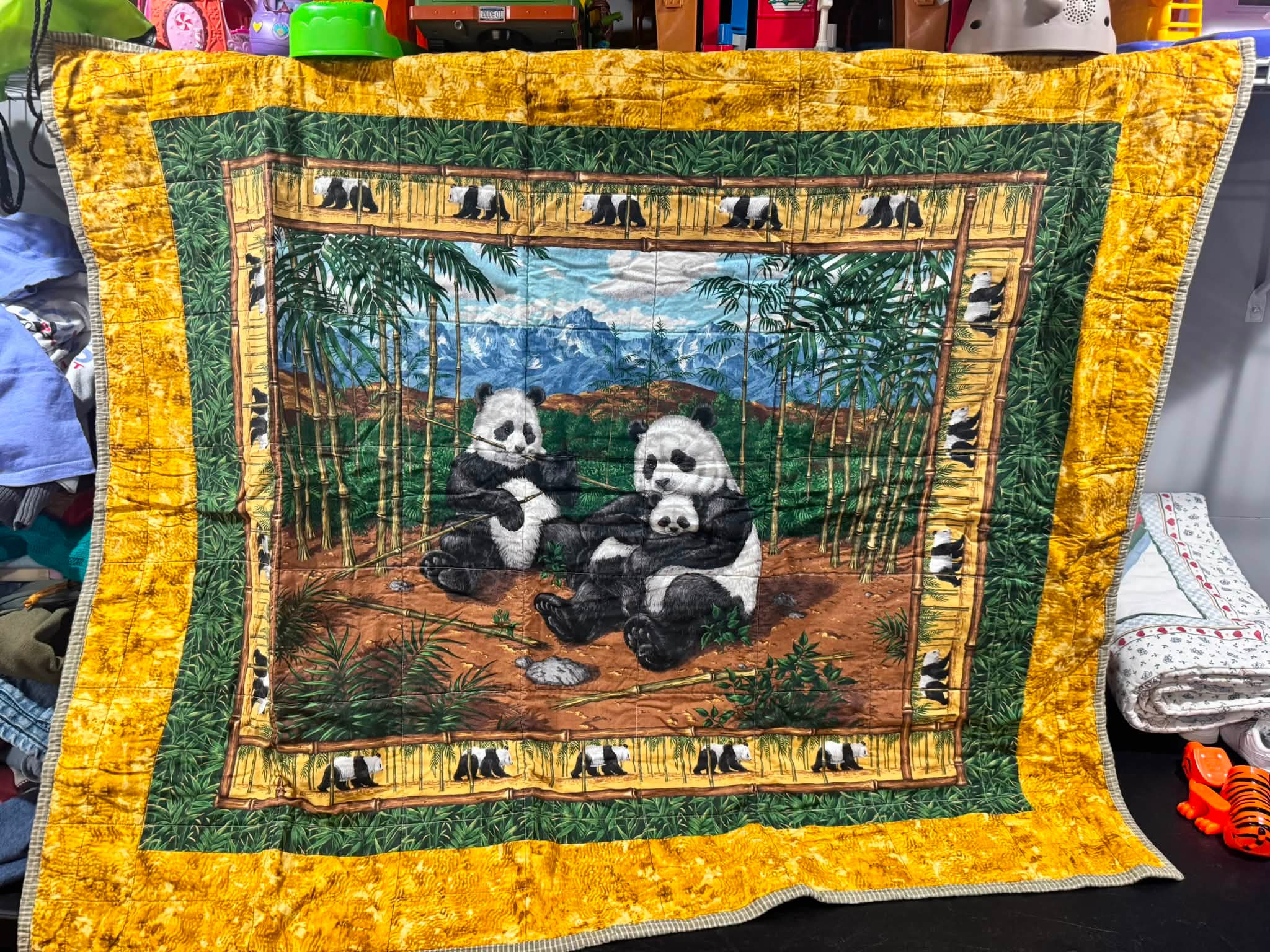 Kids size vintage quilts