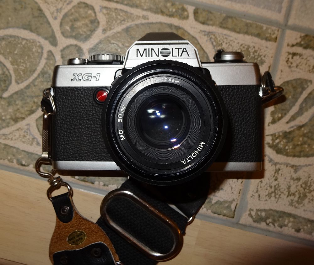 Minolta XG-1 camera review with 50mm lens