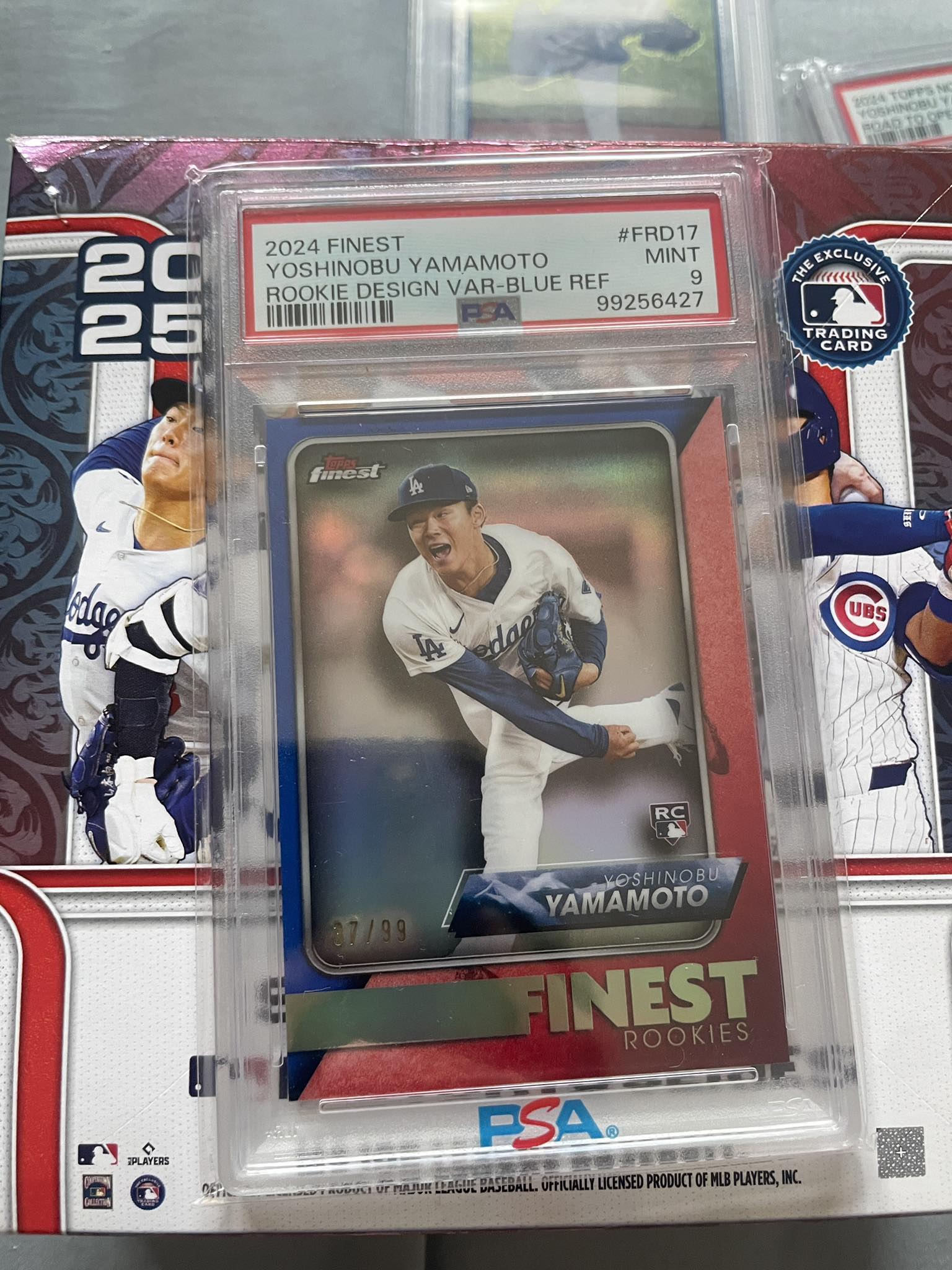 限量/99 山本由伸PSA 9 RC鑑定特卡2024 Topps Finest Rookie Variation 