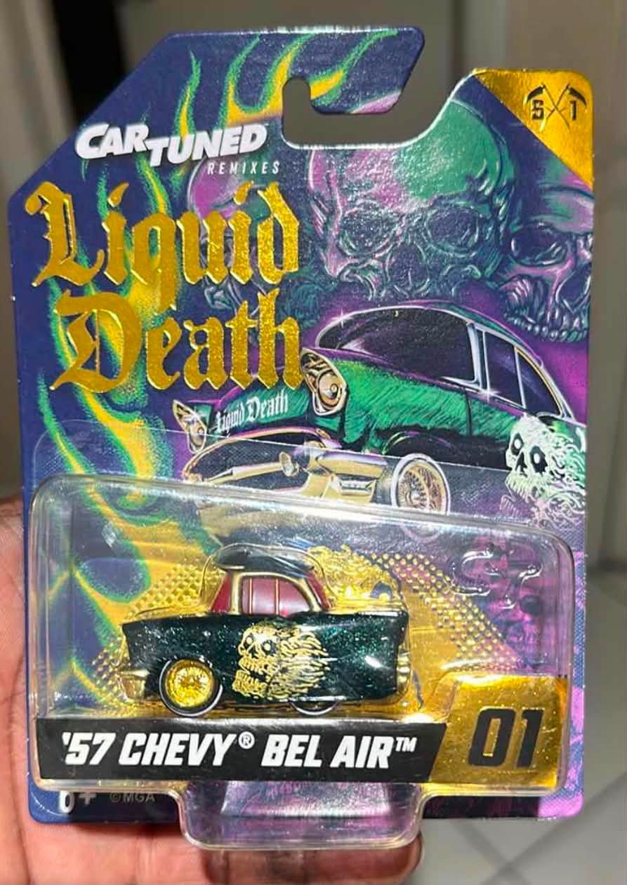 What do you think about Car Tuned Liquid Death Hot Wheels cars?