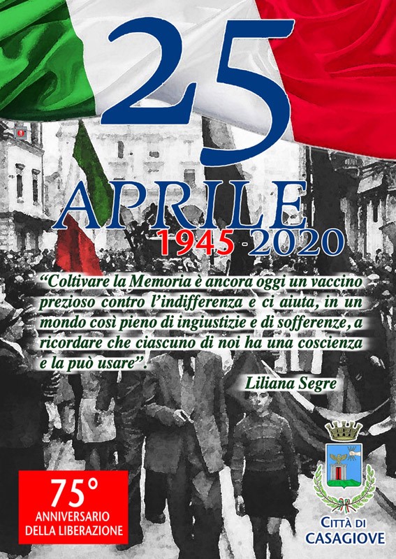 Comune di Casagiove - 25 aprile 2020 - 75° anniversario Festa della ...
