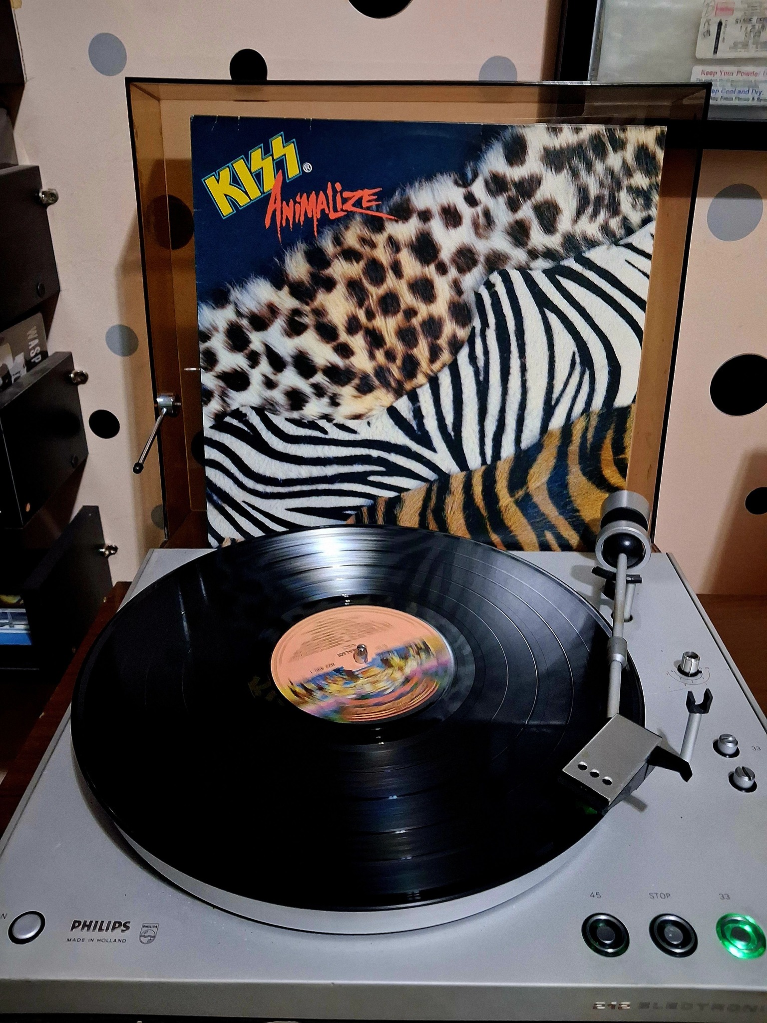 A still sealed original U.S.A. Pressing of KISS Animalize