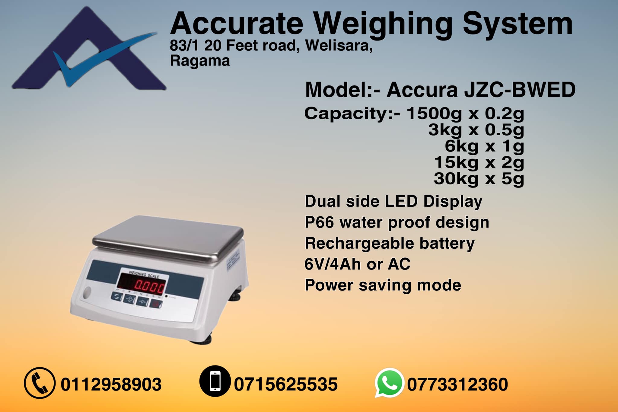 Accurate Weighing System