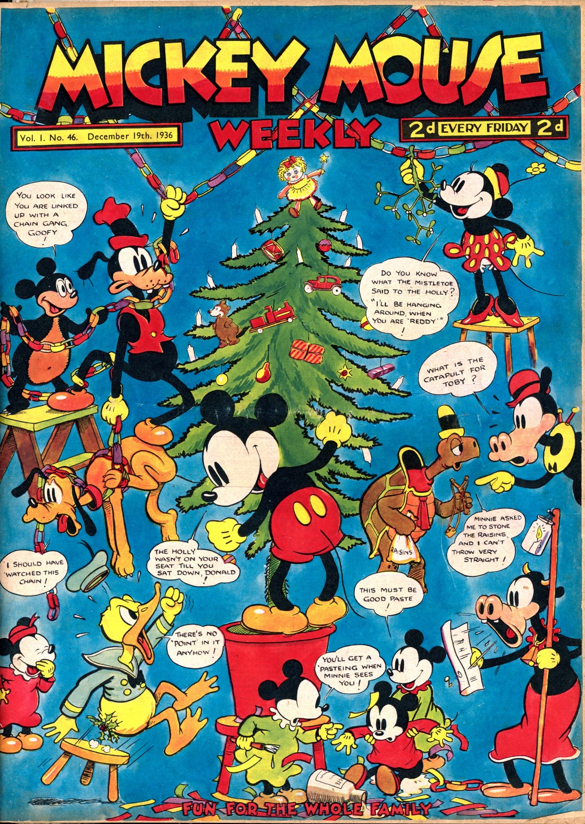 Mickey Mouse Magazine 1937 holiday issue