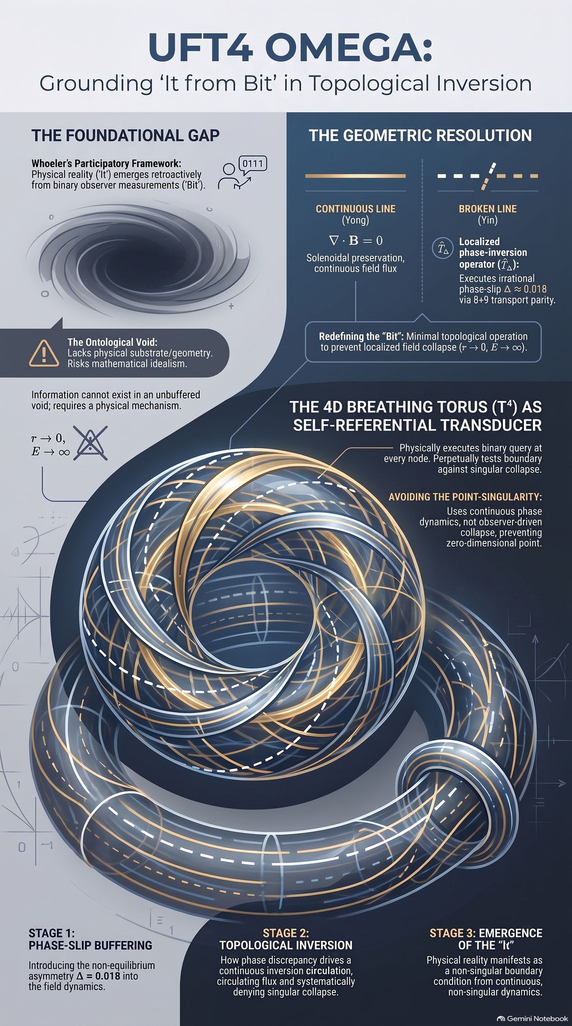 UFT4 OMEGA Transmission: Resolving the Ontological Void in