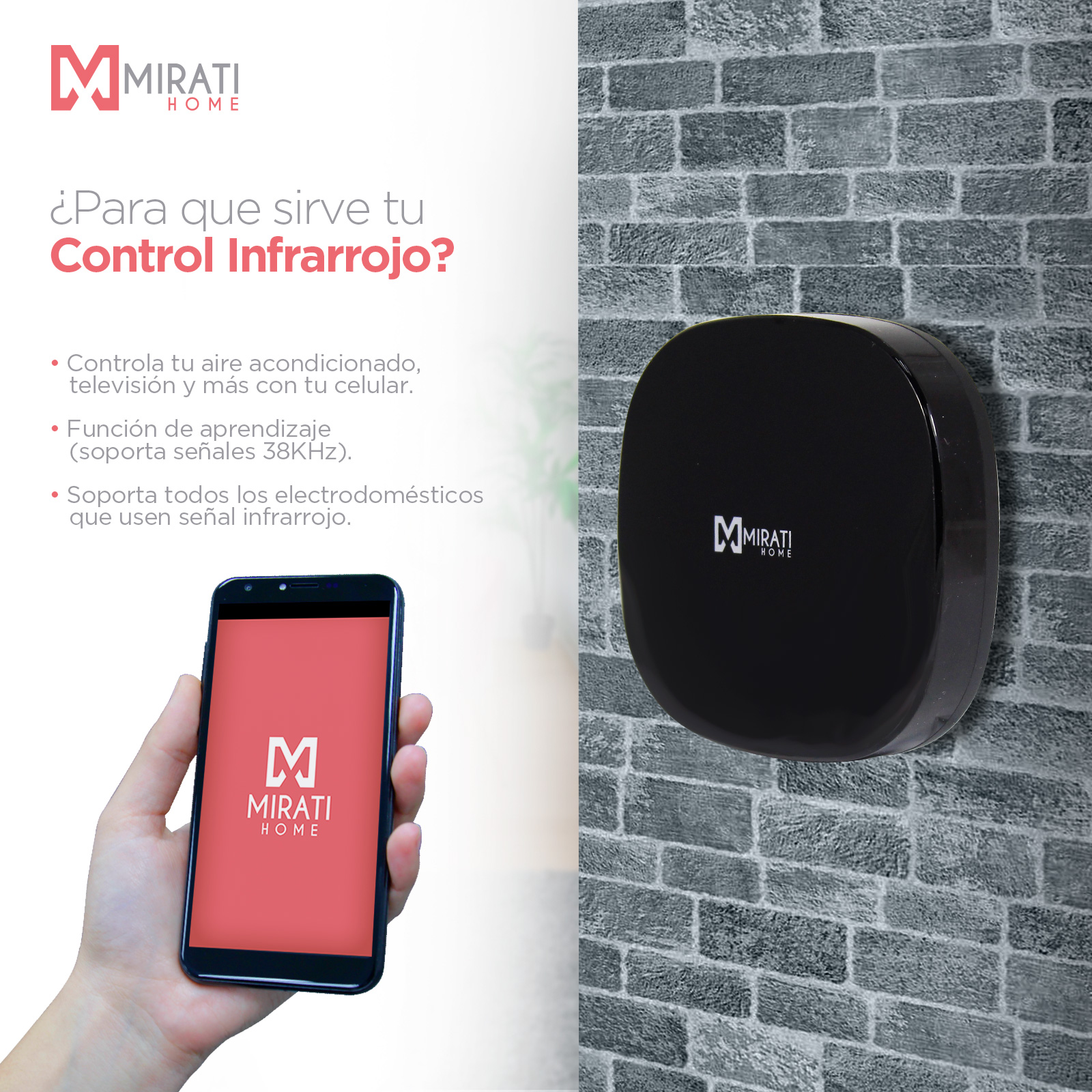 Mirati Home - Conoce el uso de nuestros dispositivos.📺🌬🕹