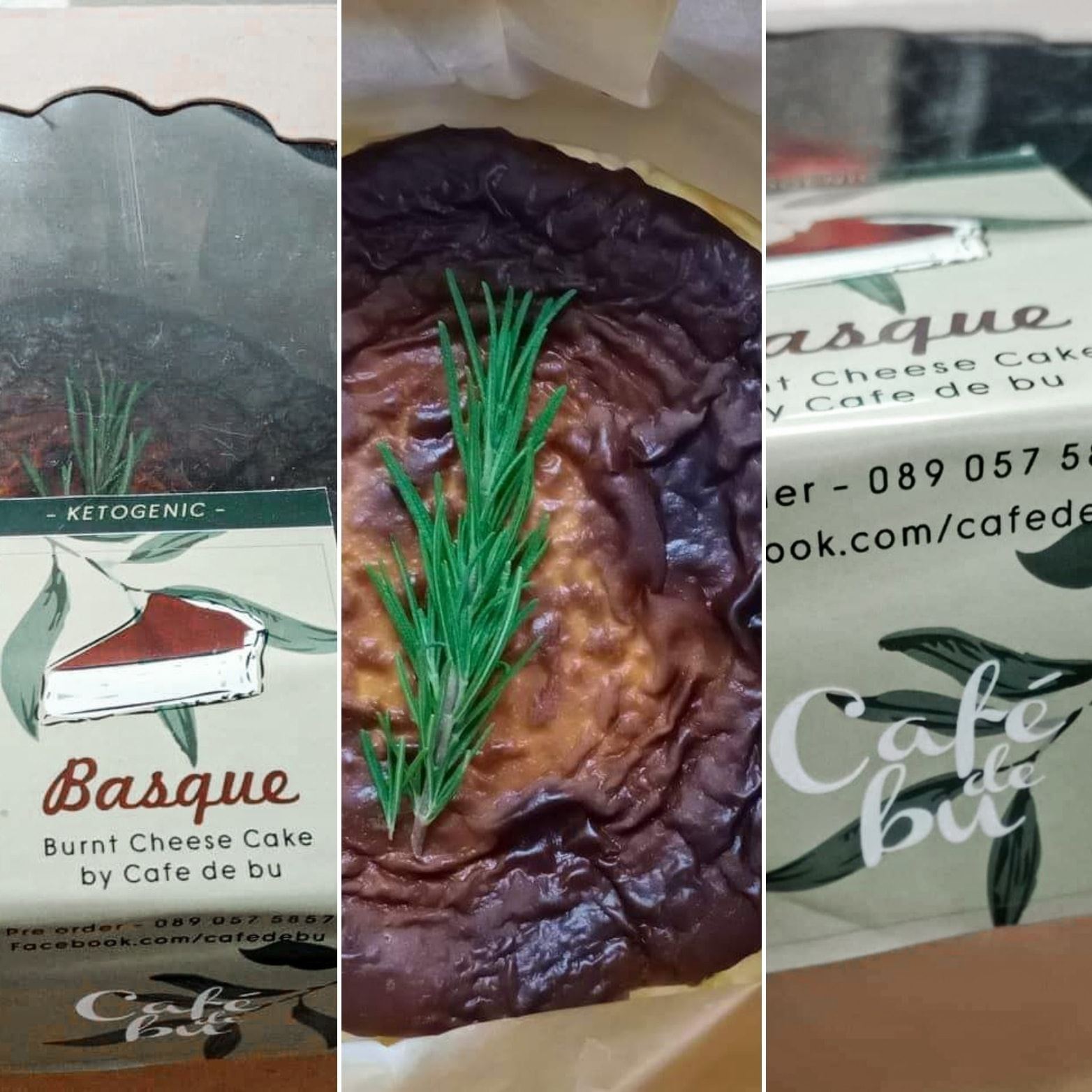 Basque Burnt Cheese cake - by... - Café De Bu - คาเฟ่ เดอ บู