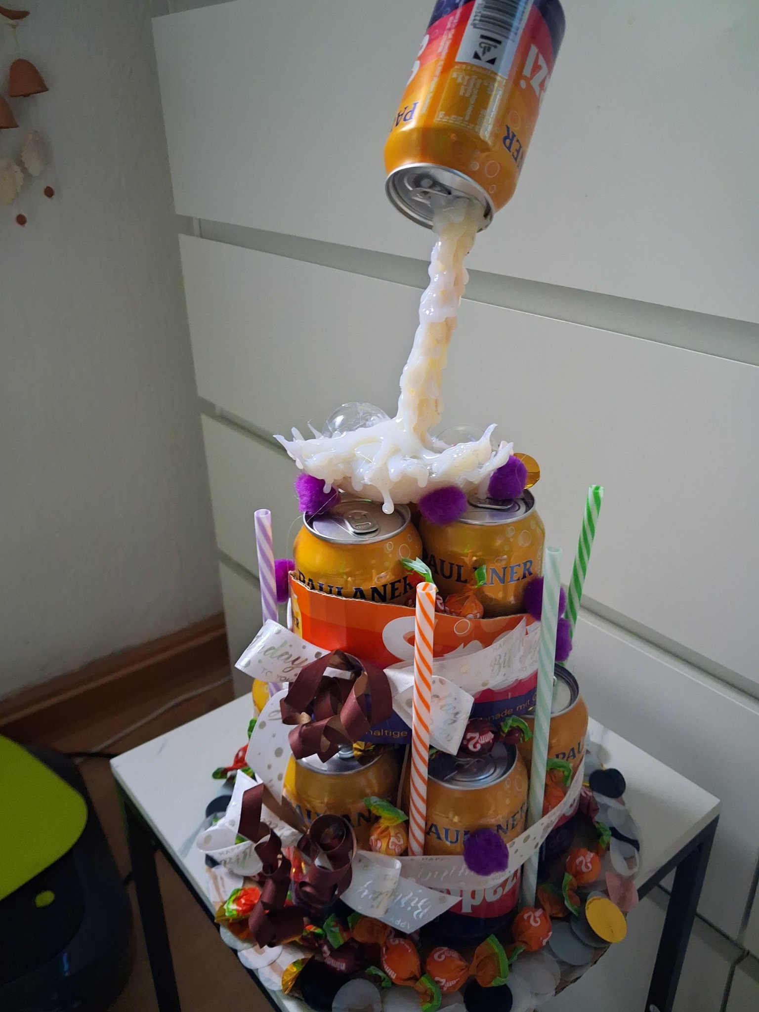 Spezi-Dosen-Torte... Gutschein kommt noch dran