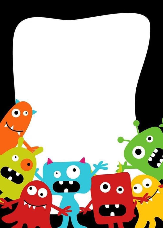Cute Monster Background... - Teacher Sheila's Corner | Facebook