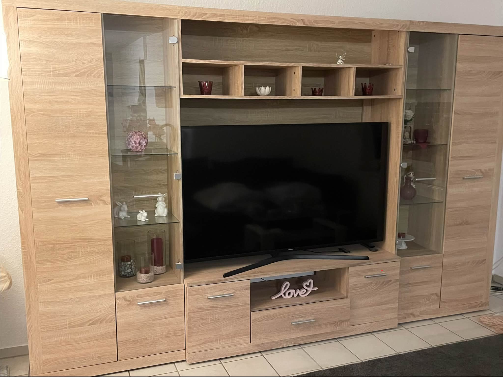 rund couchtisch holz skølm Mjölnir Ø70 cm, Eiche massiv, Natur geölt, 2 Ablagen Größe:140ml