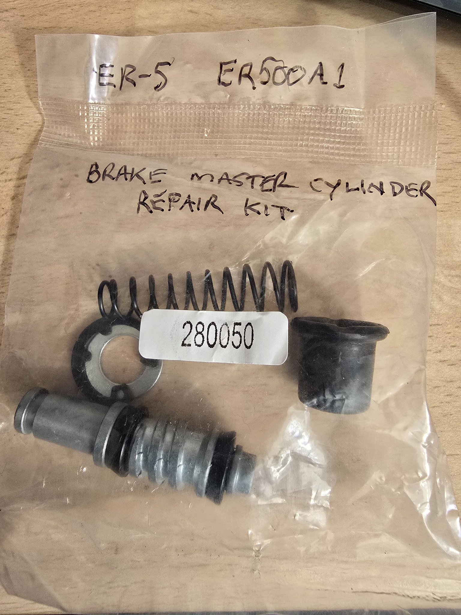 Kawasaki er500a1 brake master cylinder repair kit for sale