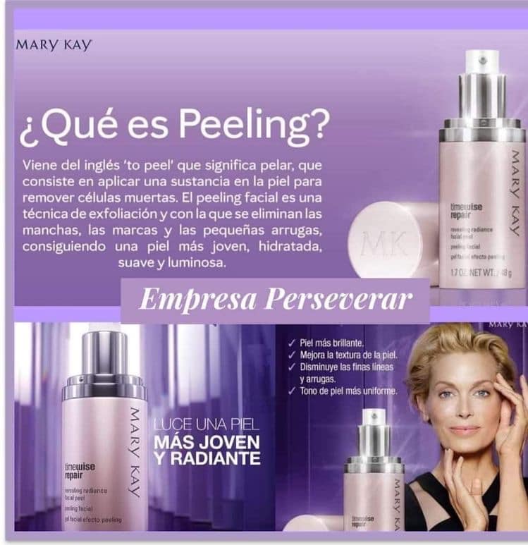 El ácido glicólico del Gel Facial Efecto Peeling Revealing Radiance® trabaja de forma inmediata