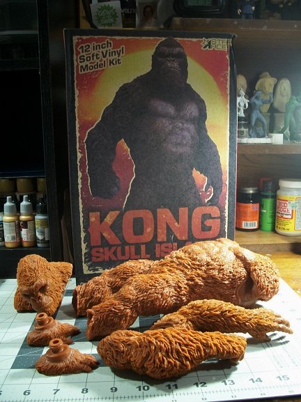 X-Plus Star Ace Kong Skull Island vinyl kit review