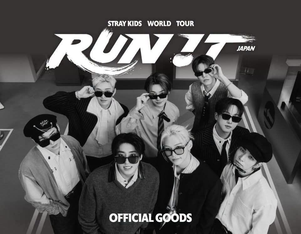 Stray Kids <RUN IT JAPAN> Merch Pre-Order Details and Pop-Up Store