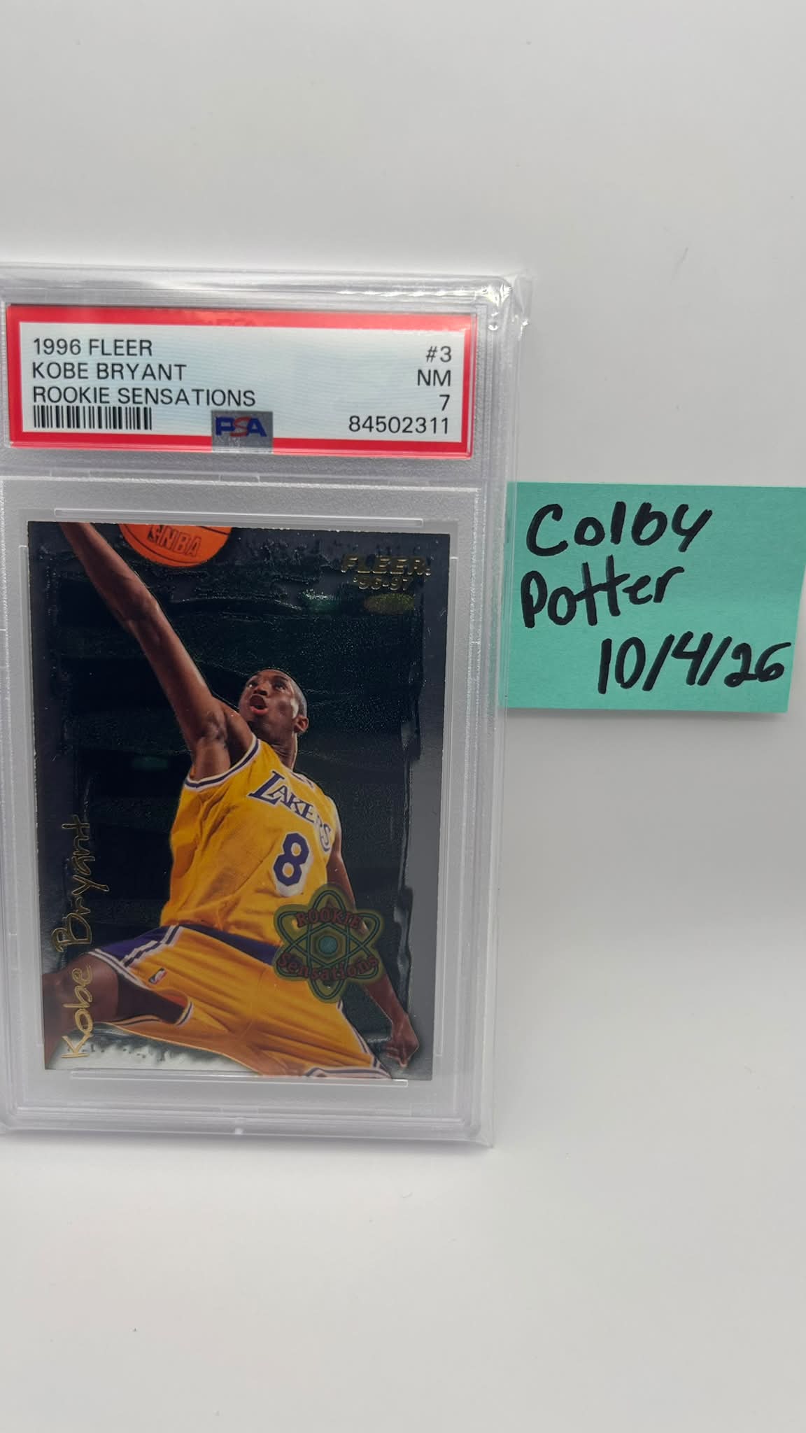 1996 Fleer Kobe Bryant Rookie Sensations #3 for sale or trade