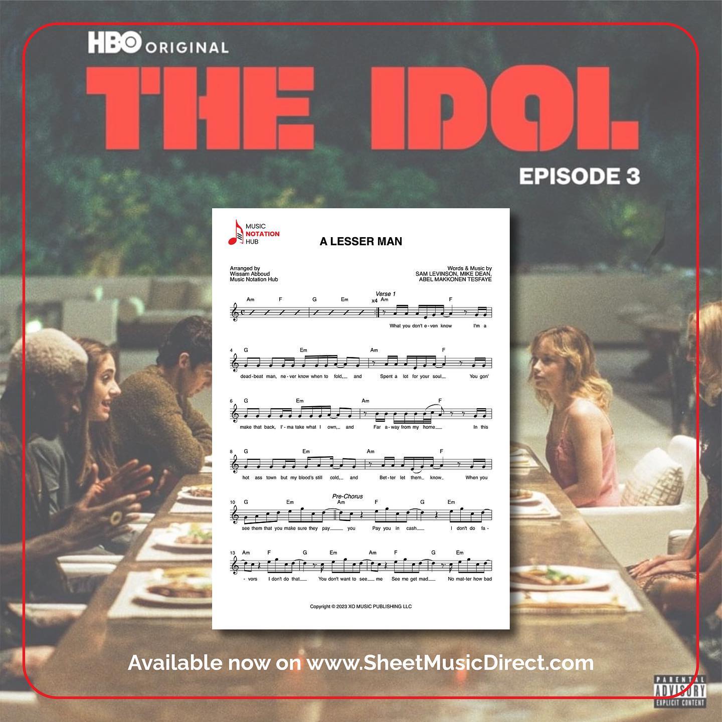 The “Lesser Man” lead sheet is now... - Music Notation Hub