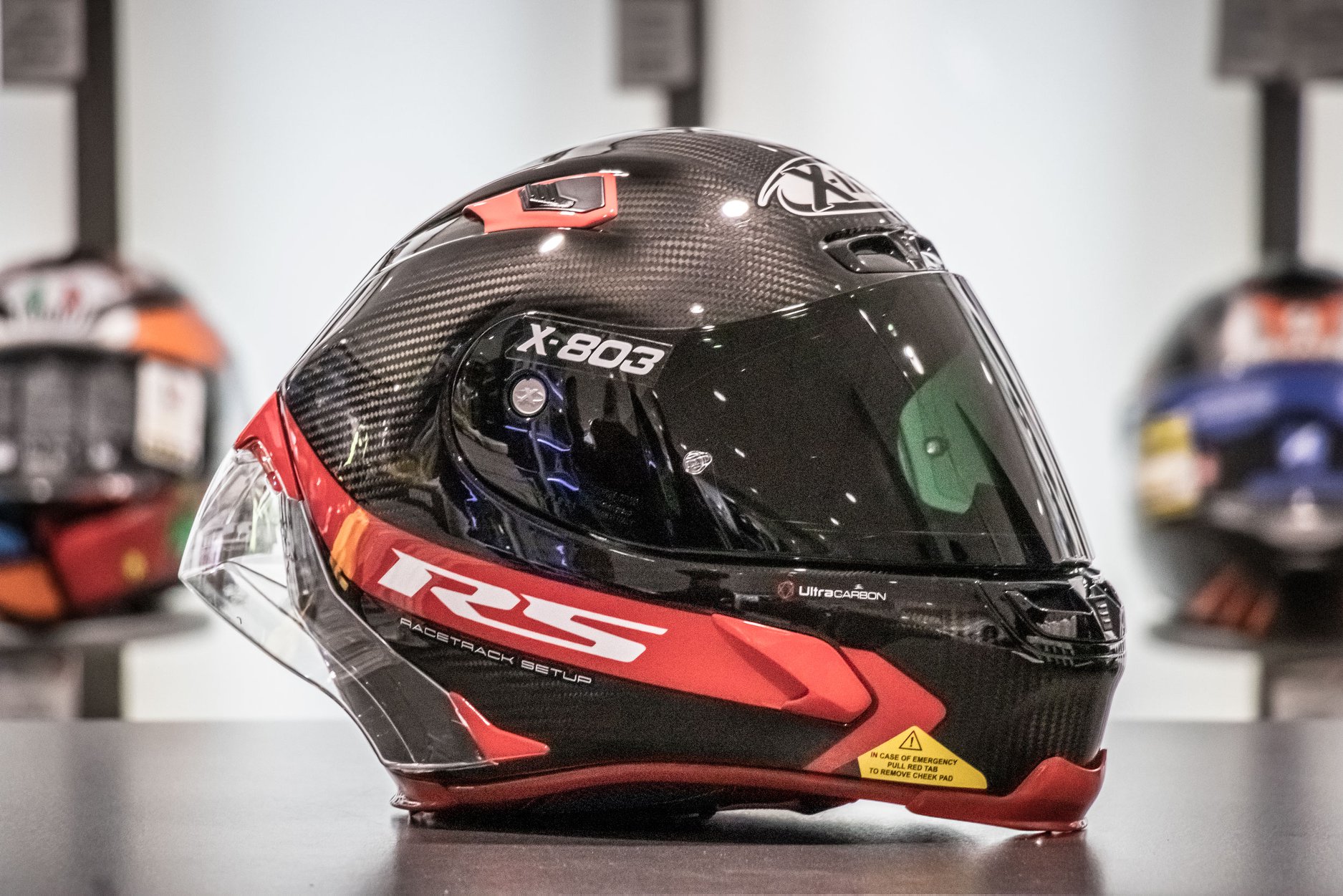 X-Lite X-803 RS Chaz Davies full Carbon helmet. RRP £580 We have