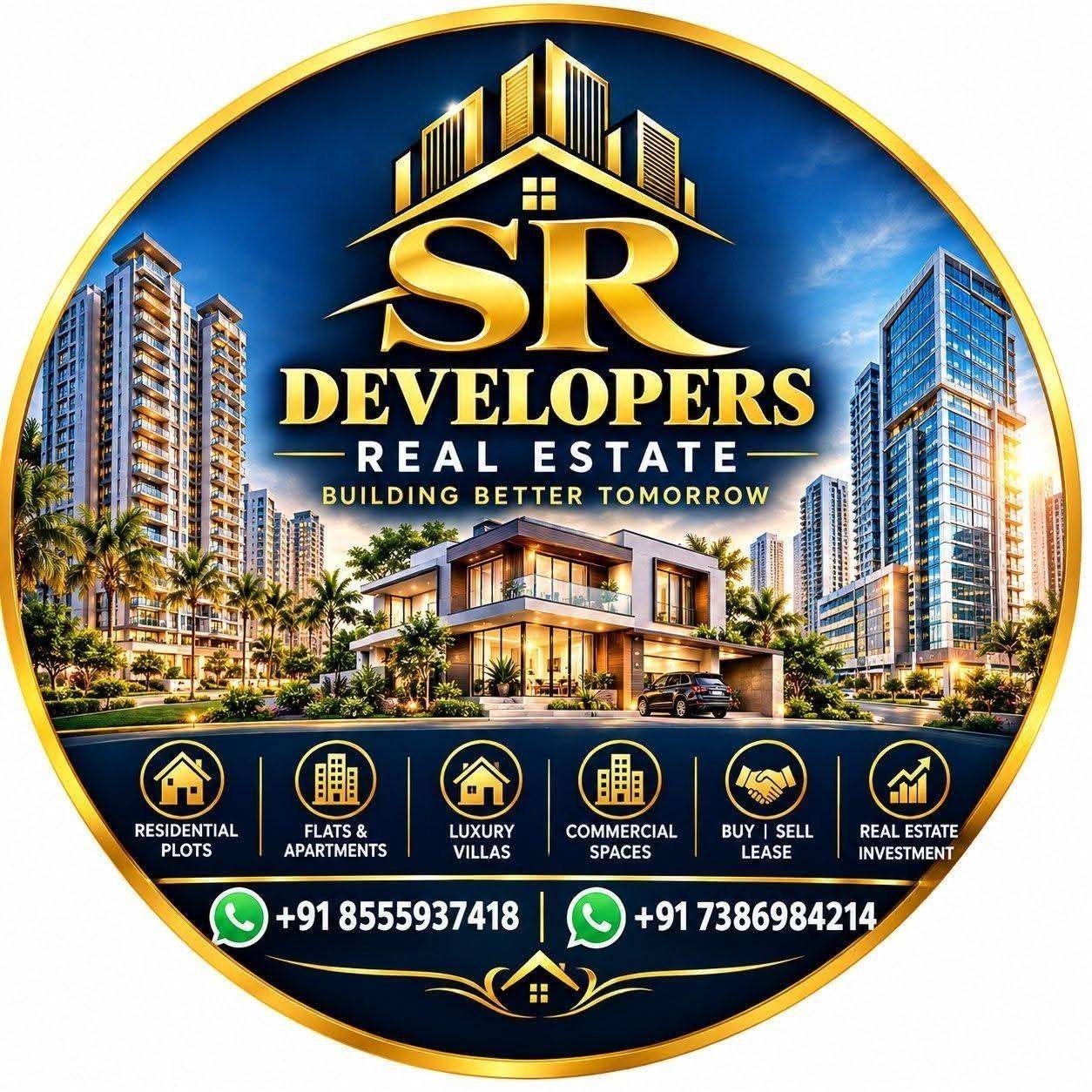 SR DEVELOPERS 🏠 100 SQ YDS G+1 Ground floor Complete Terrace G+1 Red 🧱 ...