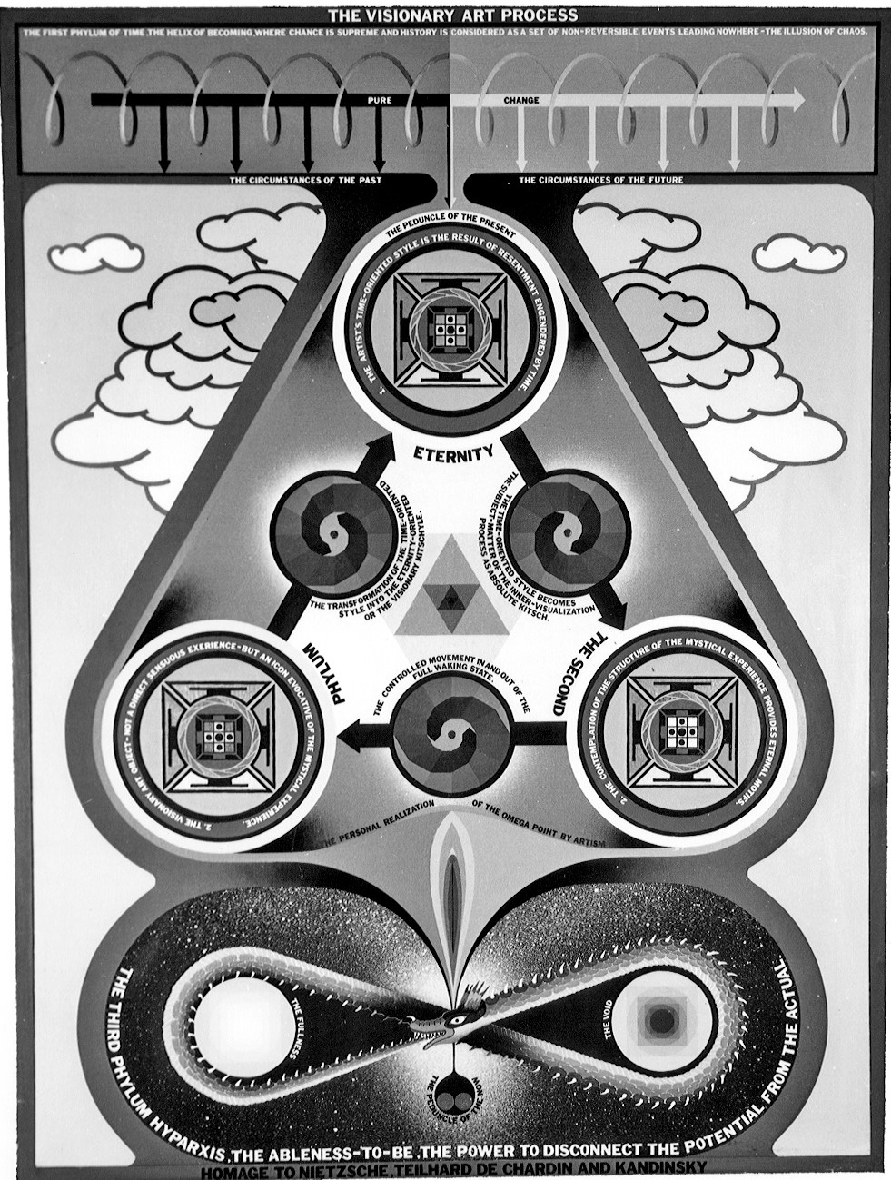 The artist Paul Laffoley had a mystical mind with one eye looking